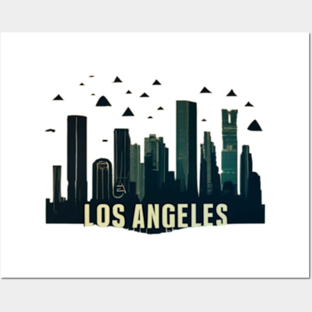 Los Angeles Wall Art by TshirtMA